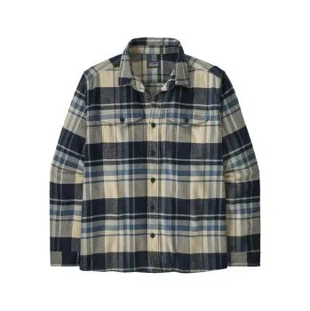 Pánská košile Patagonia Fjord Flannel Shirt Men Hibernate: Sunken Blue modrá S