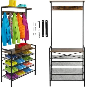 Potah na židli Stojací police s věšákem 189cm