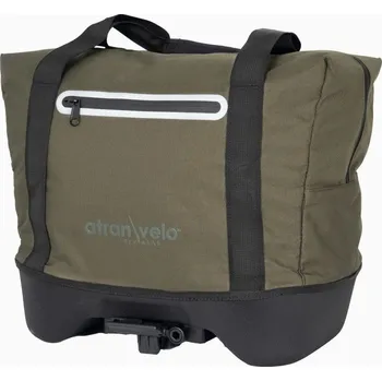 brašna na kolo AtranVelo Beat zelená, AVS Systém (Brašna na nosič AtranVelo Beat Top Bag zelená)
