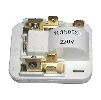 Příslušenství pro lednici GORENJE Danfoss PTC startovací relé 103N0021 pro kompresory chladniček s 6,3 mm FASTON konektory, napětí 220-240V AC - spolehlivý start kompresoru pro domácí i obchodní chladicí zařízení