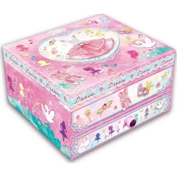 Šperkovnice Hrací skříňka Hudební šperkovnice Baletka