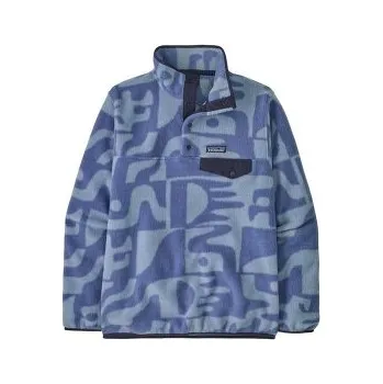 Dámská mikina Patagonia Lightweight Synch Snap-T Pulover Women Mother Tree: Barnacle Blue modrá L