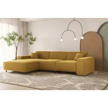 Sedací souprava Sedací souprava do L Luga Hills - Žlutá Varianta: Levá