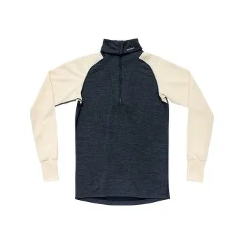 Pánské termoprádlo Devold Expedition Merino Silk Zip Men 284C INK/OFFWHITE modrá XL