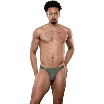 Slipy Pánské slipy Andrew Christian zelené MESH GYM (93634-OLIVE) S Možnost vrácení zboží ZDARMA do 120 dnů!