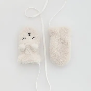 Reserved - Palčáky na šňůrce - krémová - 340HG-01X - 340HG-01X-R03