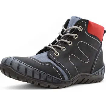 Dětská sportovní obuv BERMA DĚTSKÉ KOTNÍKOVÉ BOTY ESSI 8031 MODRÁ Barva: MODRÁ, Velikost: 34