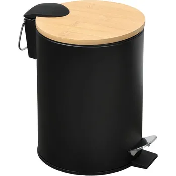 Odpadkový koš Kesper Kosmetický koš s tichým zavíráním 3 l, černý 90166