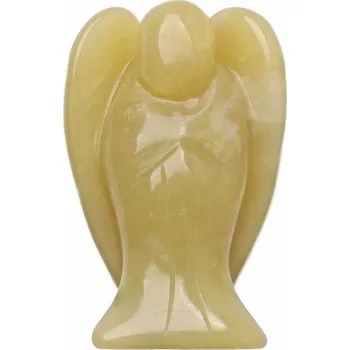 Jadeit olivínový anděl strážný XL - cca 5 cm