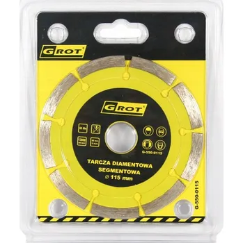 Řezný kotouč Diamantový kotouč Grot G-550-0115 115x22,2 mm