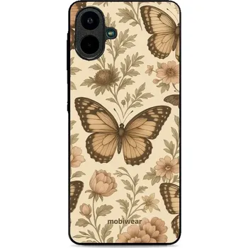 Pouzdro na mobilní telefon Lesklý kryt Mobiwear Glossy - Samsung Galaxy A07 - GP92G Motýlové (Prémiové lesklé pouzdro, obal, kryt Mobiwear Glossy na mobil Samsung Galaxy A07 - GP92G Motýlové, materiál Plast + TPU silikon - krytí po všech stranách, neošoupatelný potisk, tenké)