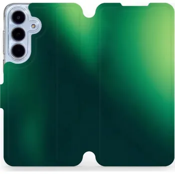 Pouzdro na mobilní telefon Flipové pouzdro Mobiwear - Samsung Galaxy S25 FE - VP61S Zelený odstín (Knížkové flip pouzdro, obal, kryt na mobil Samsung Galaxy S25 FE - VP61S Zelený odstín, materiál Umělá kůže + TPU - ochrana 360°, stojánek, silikonová vanička, magnetické zavírání)