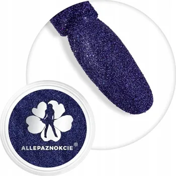 Třpytivý prach na nehty Sequin Quartz Effect Allepaznokcie Midnight Č. 16