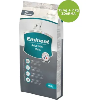Krmivo pro psa Eminent Dog Adult Mini 15 kg + 2 kg ZDARMA