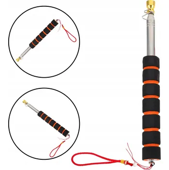 DRŽÁK VLAJKY BANNER STOJAN PŘENOSNÝ RUČNÍ VODÍCÍ STOŽÁR