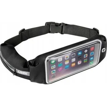 Ledvinka Sportovní ledvinka Plus na telefon a karty, černá