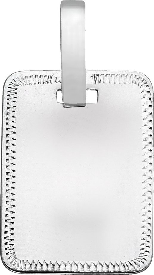 Zlaton Přívěsek bílé zlato destička výška 2cm váha 1g 000351210233