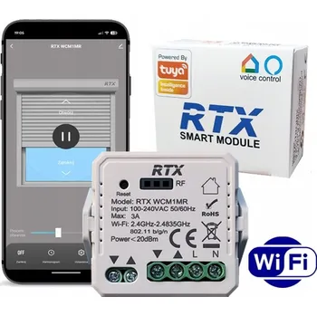 IP kamera RTX Podomítkový ovladač rolet Tuya WiFi RF