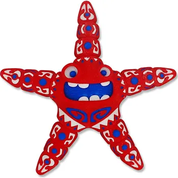 Figurka Flexi Factory Hvězdice se vzorem - barevná