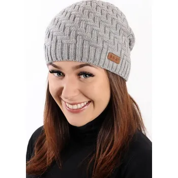 Čepice Čepice R-JET Prodloužená čepice bez bamb Barva: světle šedá, Velikost: uni, Pohlaví: Dámské