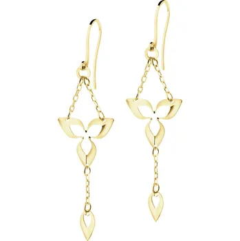 Náušnice Zlaté náušnice - květy - AP542-5976