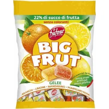 Bonbon Dufour big frut citrusové bonbony 180g