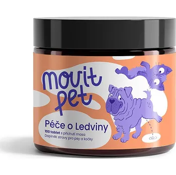 MOVit PET Péče o ledviny, 100 tablet s příchutí masa