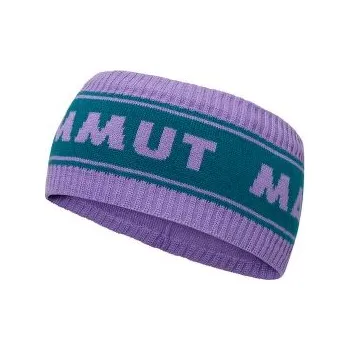 Čepice Mammut PEAKS HEADBAND 6445 lavandin-deep teal fialová