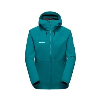 Dámská větrovka Mammut Ultimate Comfort SO Hooded Jacket Women 40320 deep teal modrá L