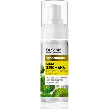 Dr. Santé Sebocontrol Cica + Zinc + AHA čisticí emulze pro mastnou pleť 150 ml