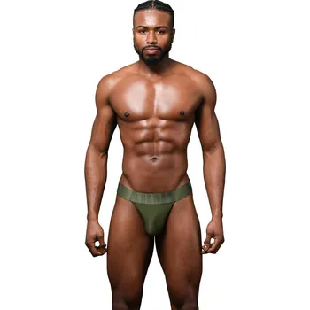 Pánské erotické prádlo Pánské jocksy Andrew Christian zelené ALMOST NAKED Military (93682-OLIVE) S Možnost vrácení zboží ZDARMA do 120 dnů!