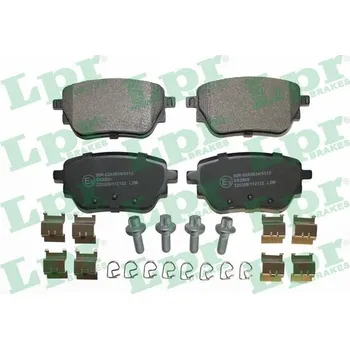 Brzdová destička Sada brzdových destiček, kotoučová brzda LPR 05P2132K