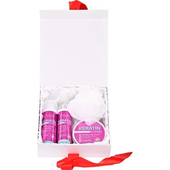 Vlasová regenerace DÁMSKÁ KAZETA KERATIN / BÍLÁ PAPÍR /