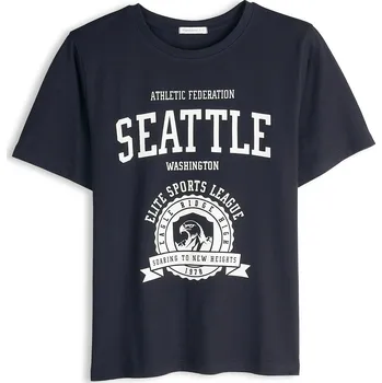 Dámské tričko GATE Bavlněné tričko s potiskem 38 625-0922/783