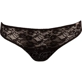 Kalhotky Vesna Dámské krajkové kalhotky RIO černé nízké M