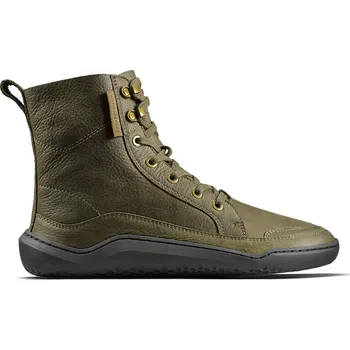 Dámská zimní obuv Vivobarefoot GOBI BOOT WOMENS DARK OLIVE velikost 37 - Zelená