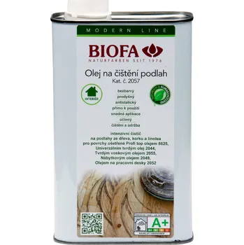 Olej na dřevo Biofa Olej na čištění podlah 2057 Balení: 1 L