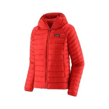 Patagonia Down Sweater Hoody Women Sizzle Red červená S