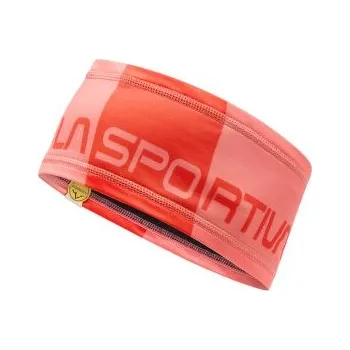 Čepice La Sportiva Diagonal Headband Flamingo/Cherry Tomato červená