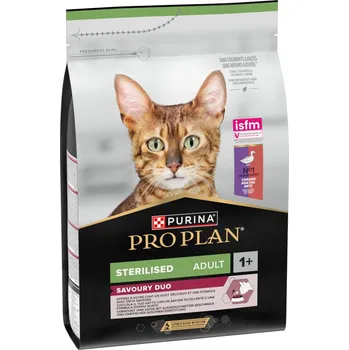 Krmivo pro kočku Pro Plan Sterilised Adult Savoury Duo kachní a játra 3 kg