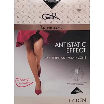 Dámské punčochy Punčocháče Gatta moments Antistatické 17 den černé Nero velikost M