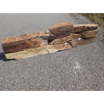 Obklad Zdící kámen Balkánská rula, zlato-hnědá CHOCCO Formát: zdící kámen