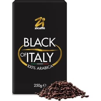 Káva Zicaffé black of italy zrnková káva 250g