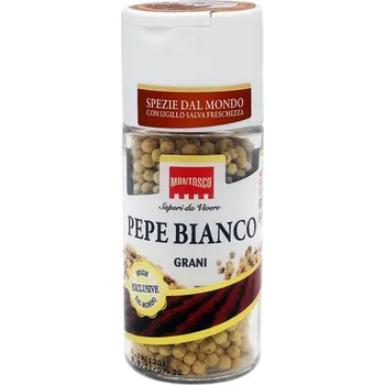 Koření Montosco pepř bílý celý mlýnek 44g