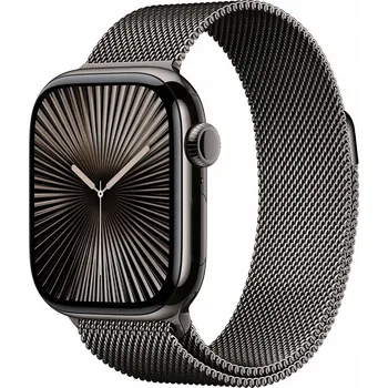 Chytré hodinky Chytré Hodinky Apple Watch Series 10 GPS + Cellular 46mm titanový náramek, břidlicově šedá