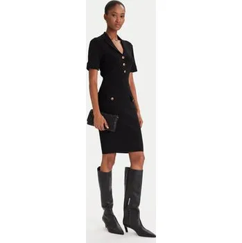 Dámské šaty Guess Úpletové šaty W5YK29 Z0130 Černá Slim Fit XXL