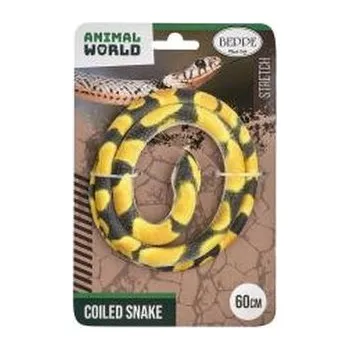 Wąż gumowy pyton siatkowy żółty 60cm