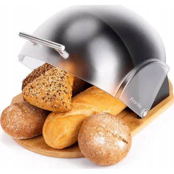 Chlebník jednodílný Kamille bílý bambus