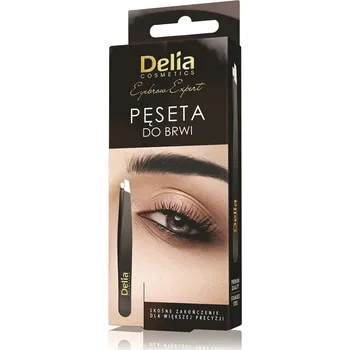 Kosmetická pinzeta Delia, pinzeta na obočie Eyebrow Expert Black