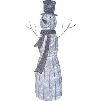 Vánoční osvětlení LAALU Vánoční dekorace LED - sněhulák, 124 cm